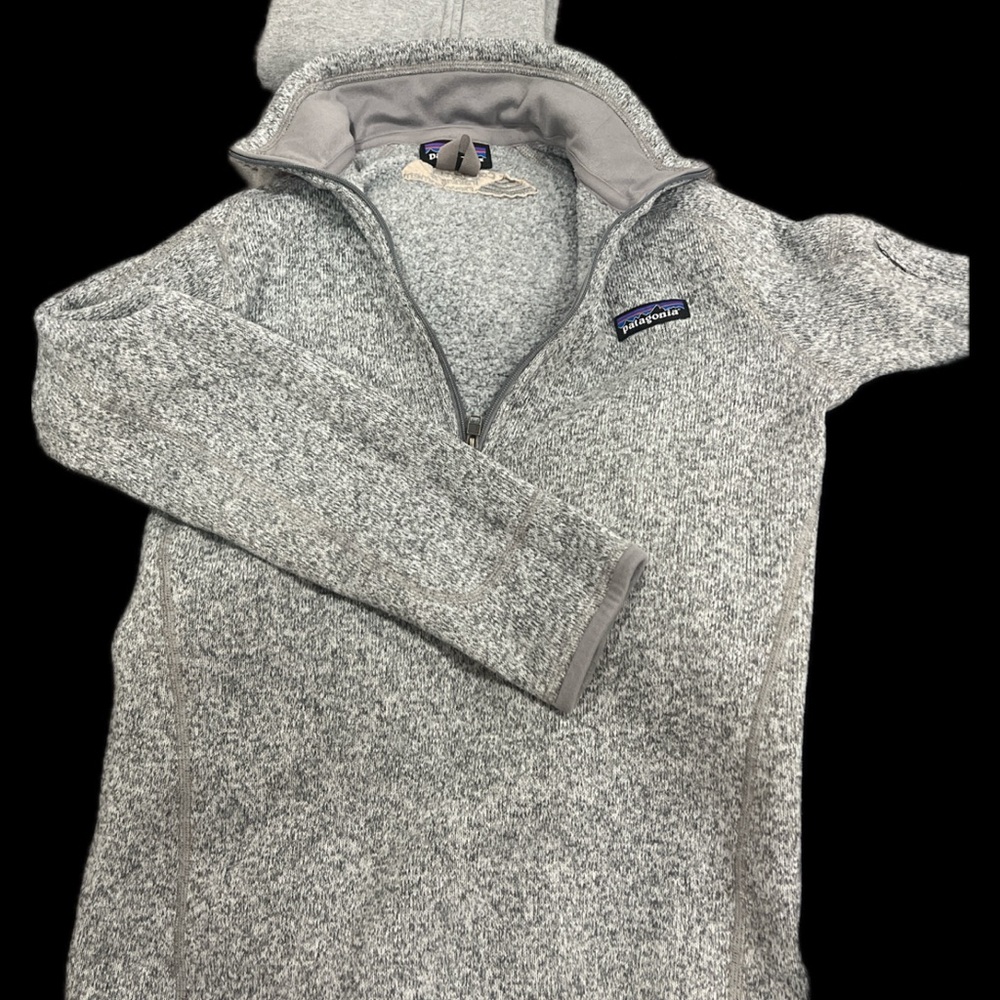 Patagonia Heathered Gray Fleece Pullover